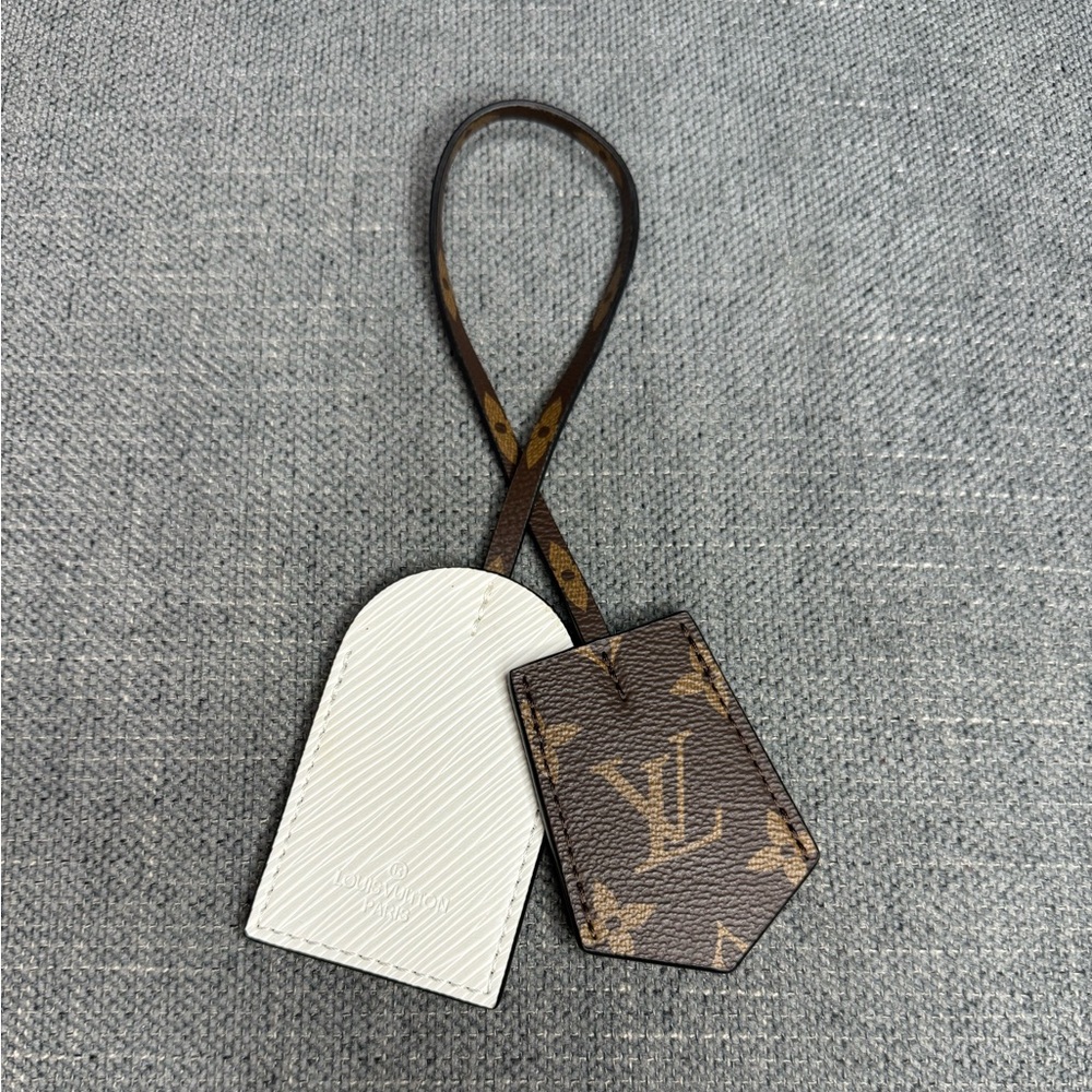 Louis Vuitton monogram and epi bag charm